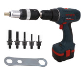 APT Taiwan Nutsert Rivnut Rivet Nut Drill Adaptor  Metal Alloy Body SS M4-M10